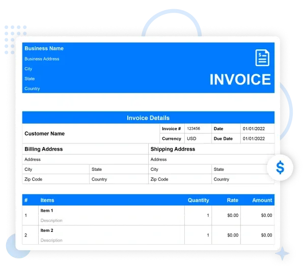 Sales Invoice Template