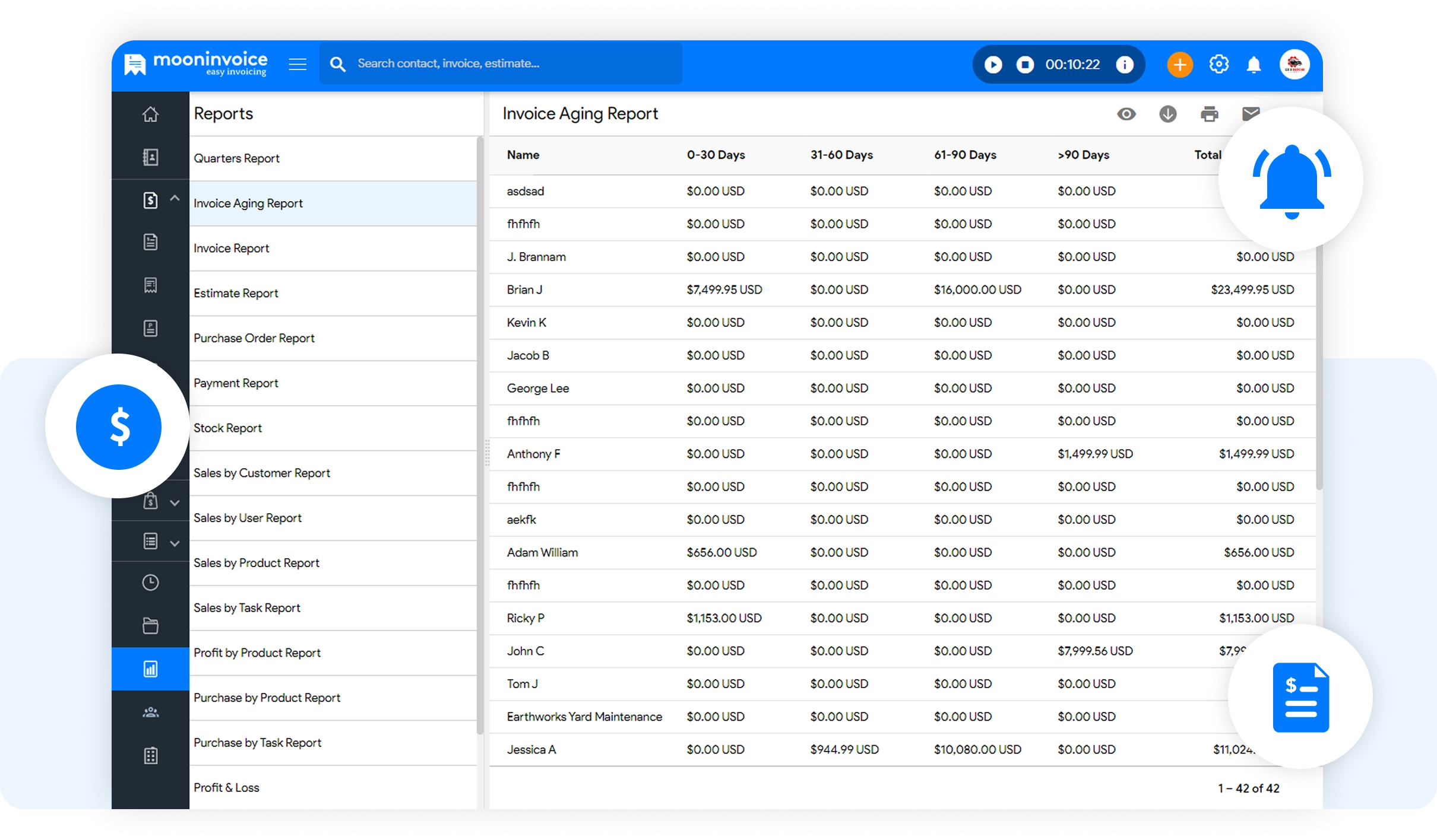 Compare Accounts Receivable to Payable Ratio