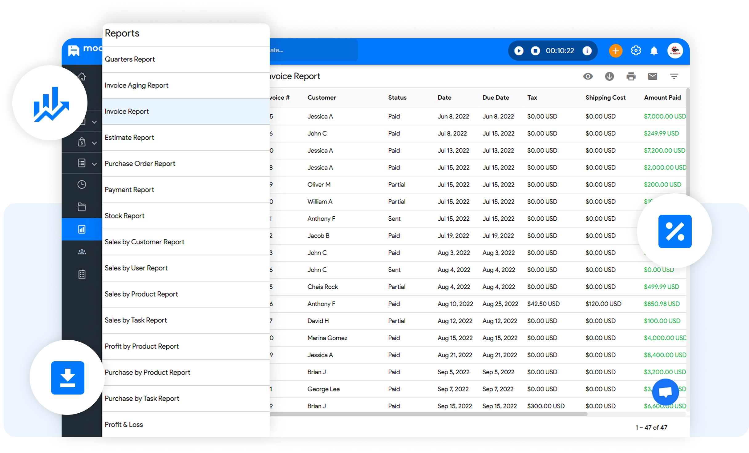 Download Business Reports On the Go!