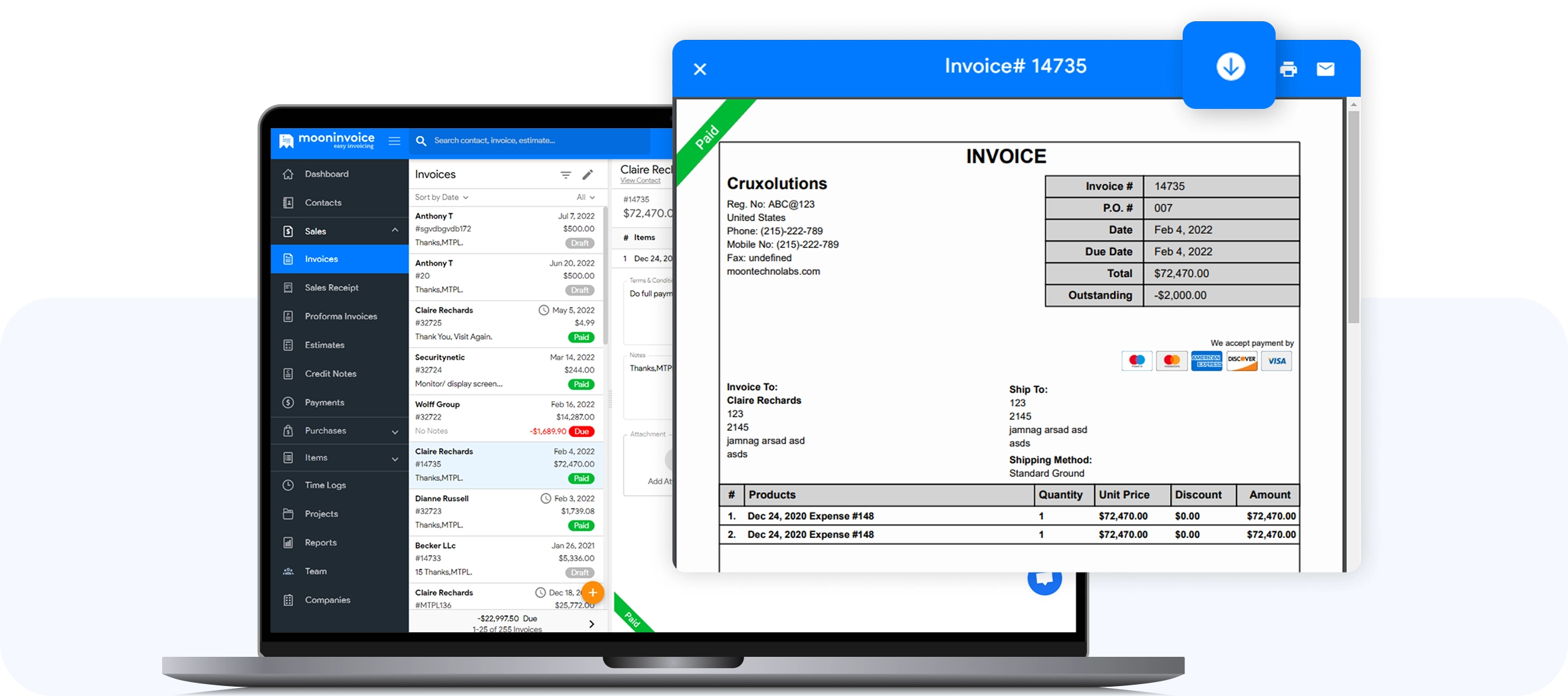 How to Download an Invoice with Invoice Generator