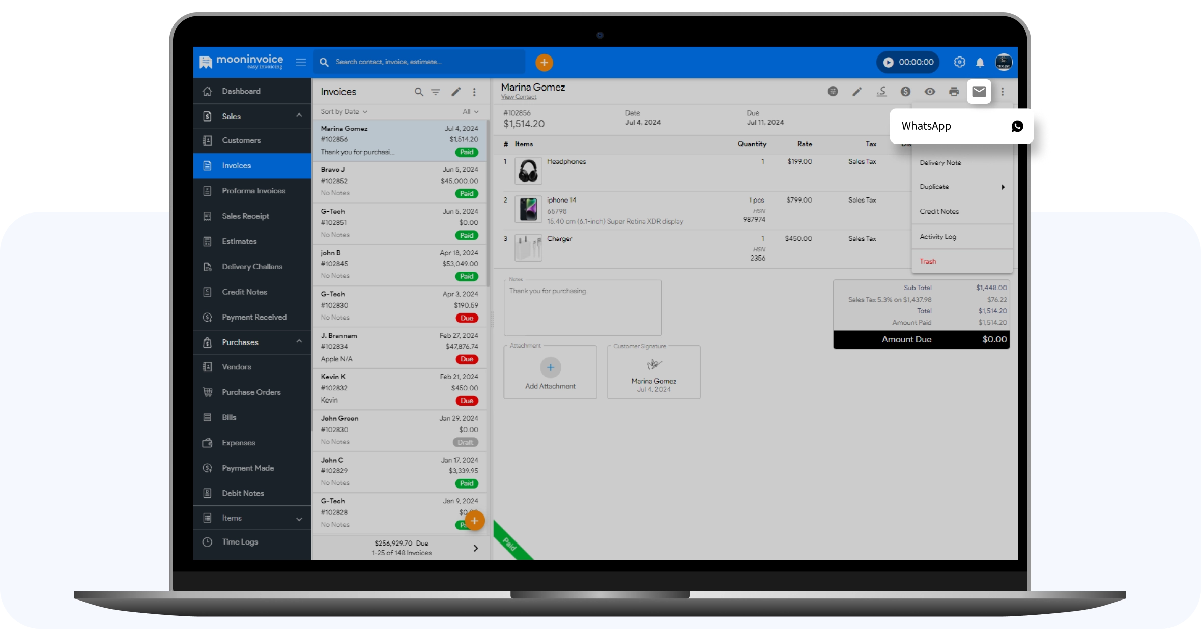 How to Share an Invoice With Invoice Generator
