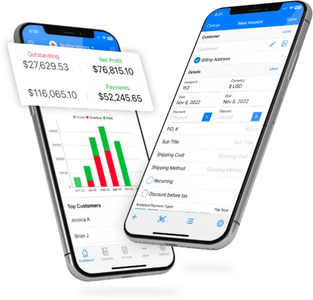 Invoicing Software for iPhone