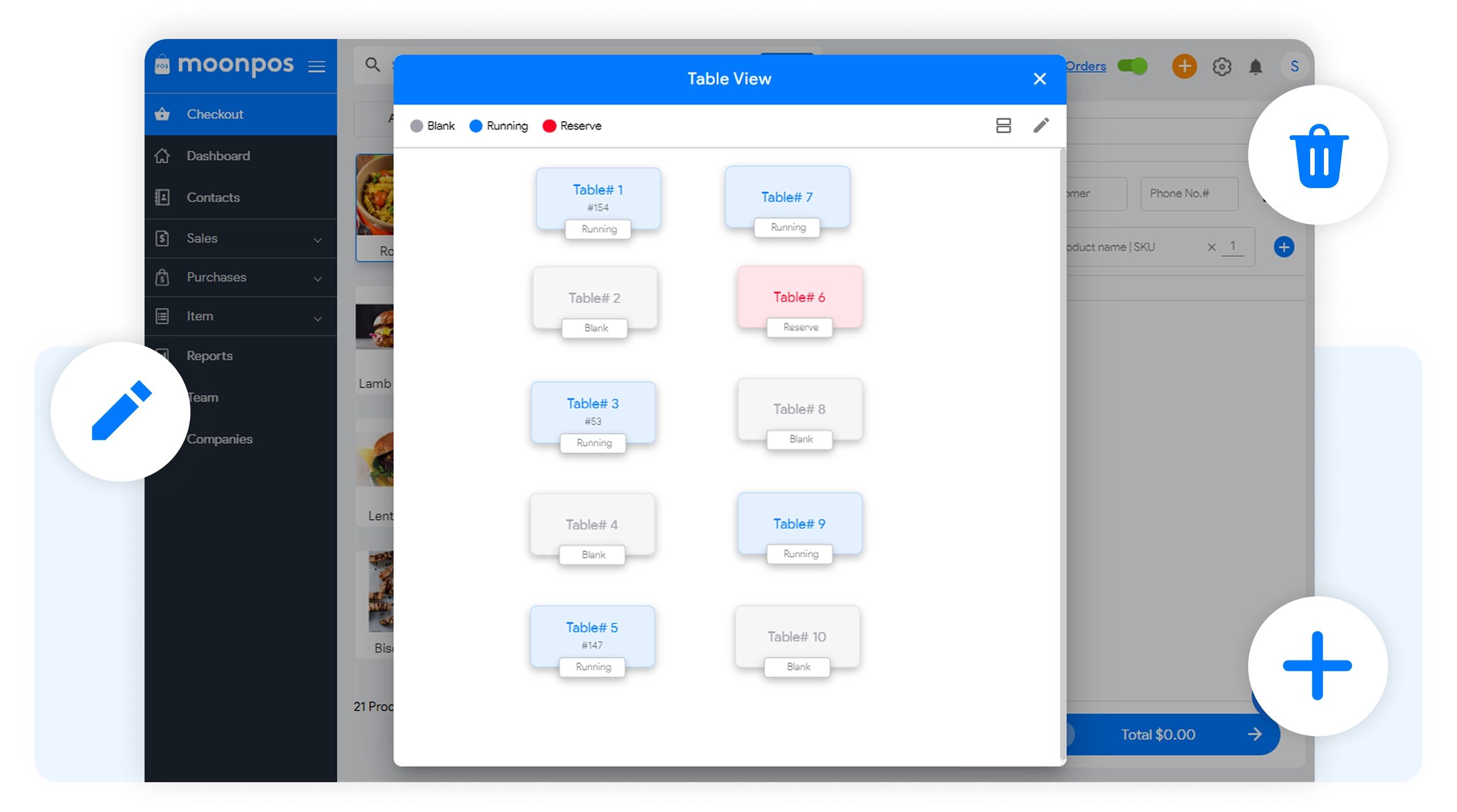 Manage Ongoing Tables