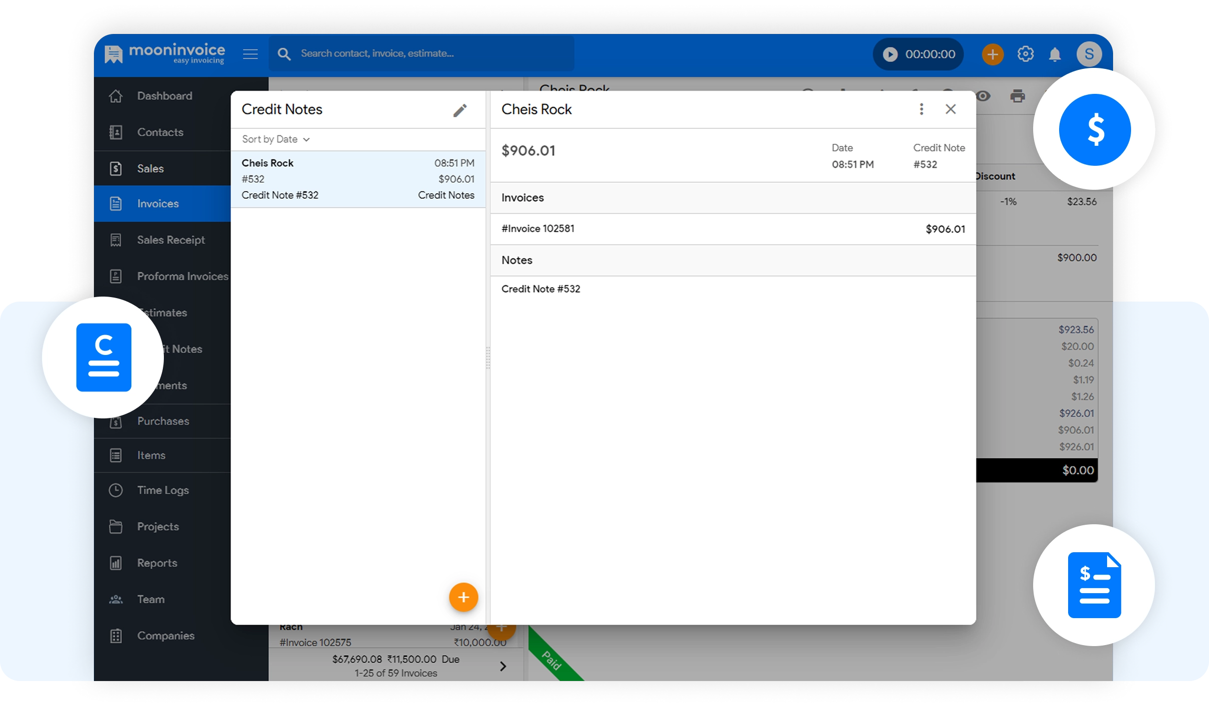 Add Advance Payments, Issue Credit Notes