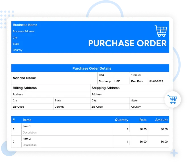 Purchase Order Template