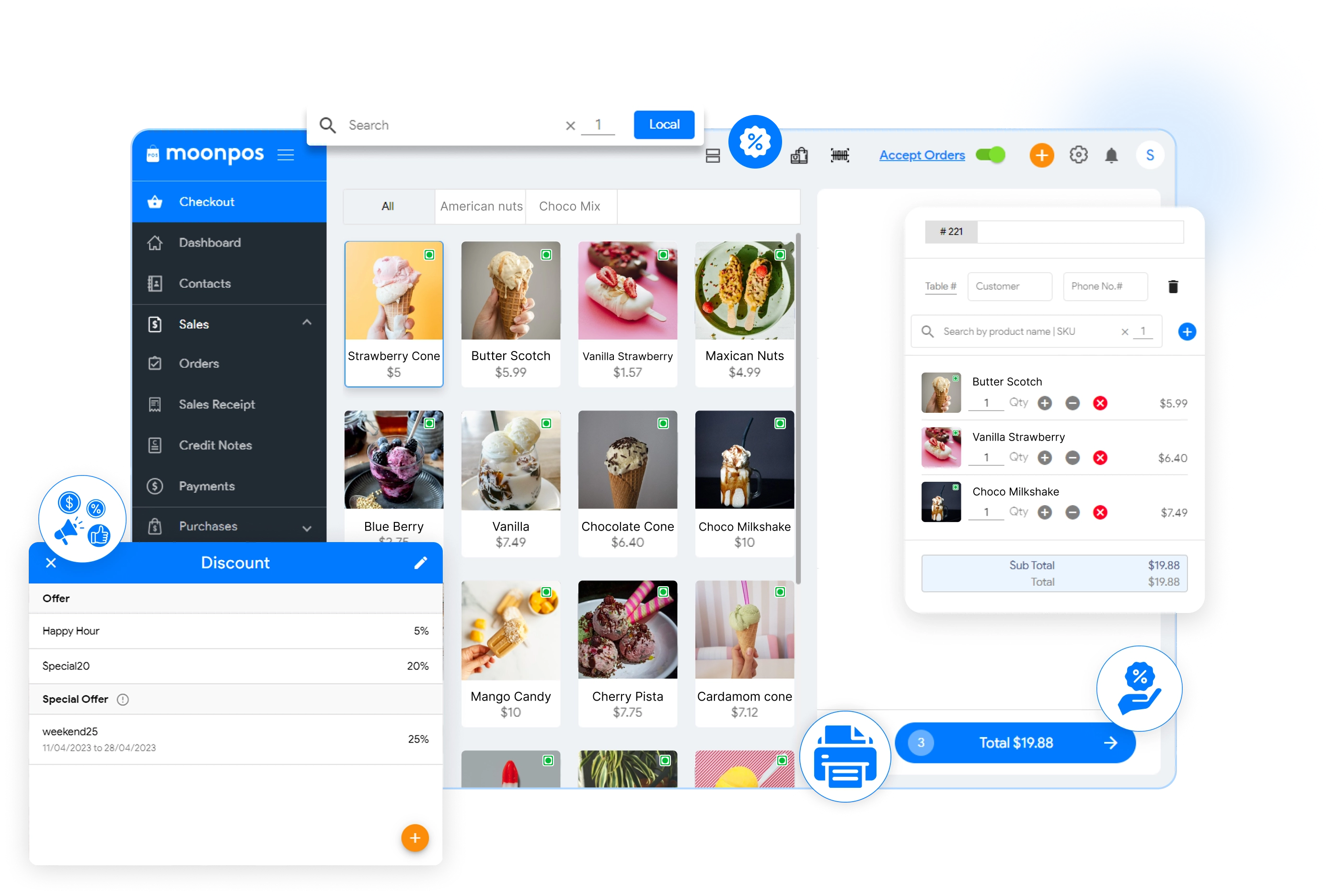 POS System for Ice Cream Shop
