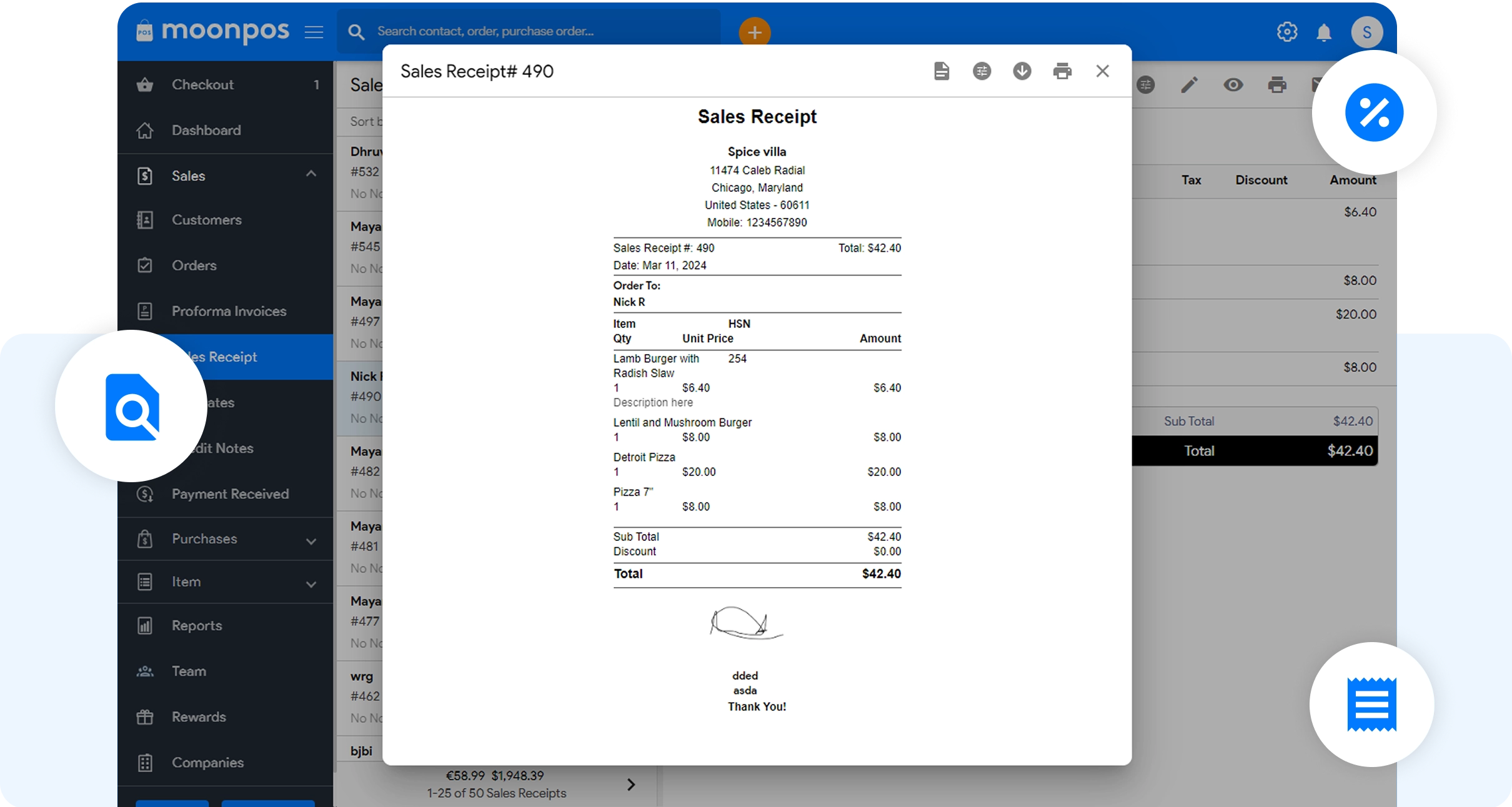 Thermal Printouts
