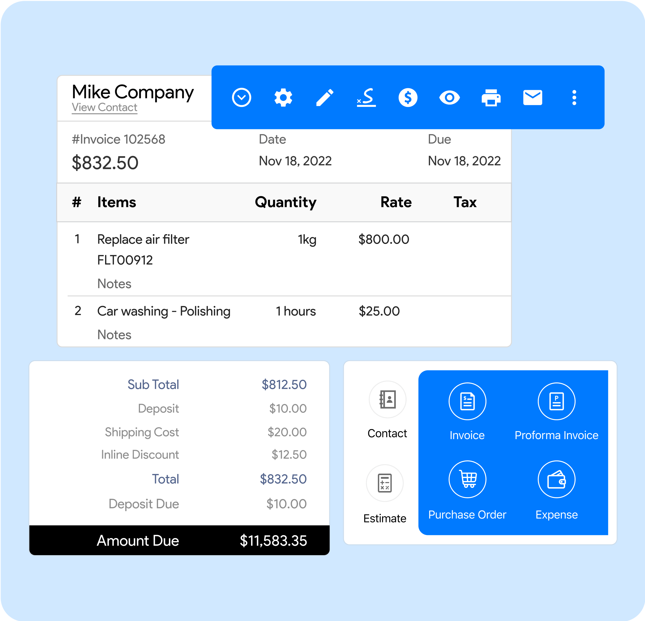 Professional & Crisper Invoices