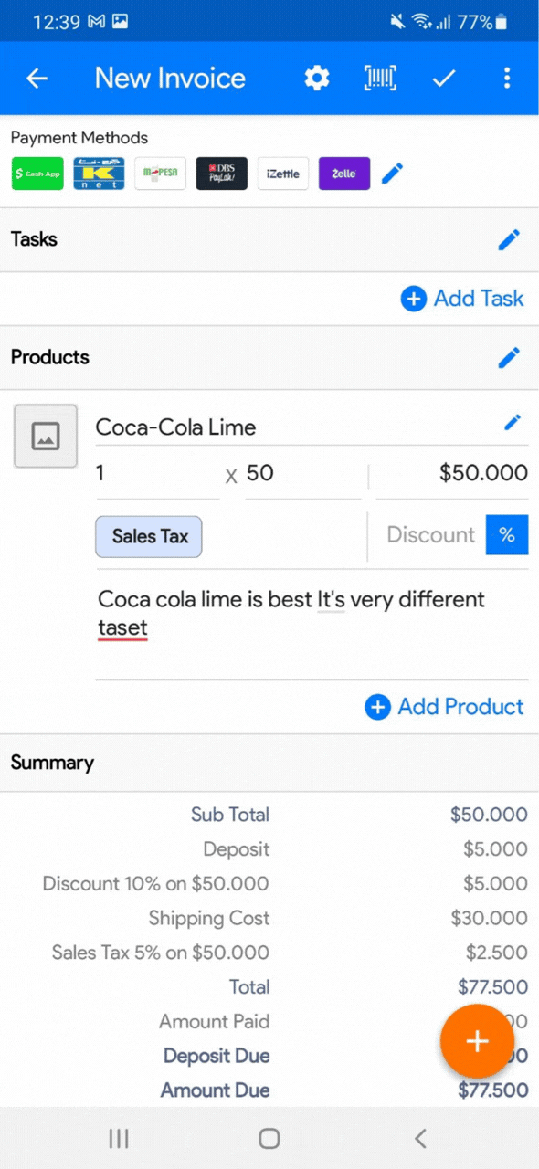 Payment Reminder Activity Log & Spell Check Support