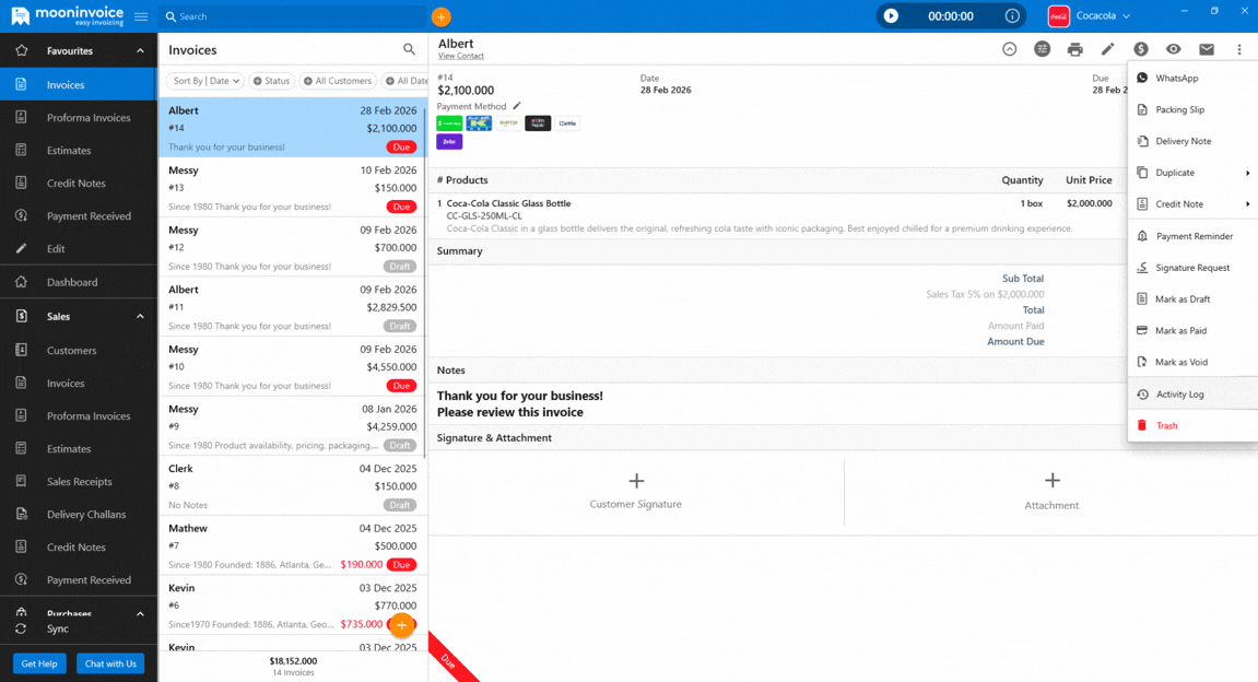 Module Activity Logs & Report Filters Interface