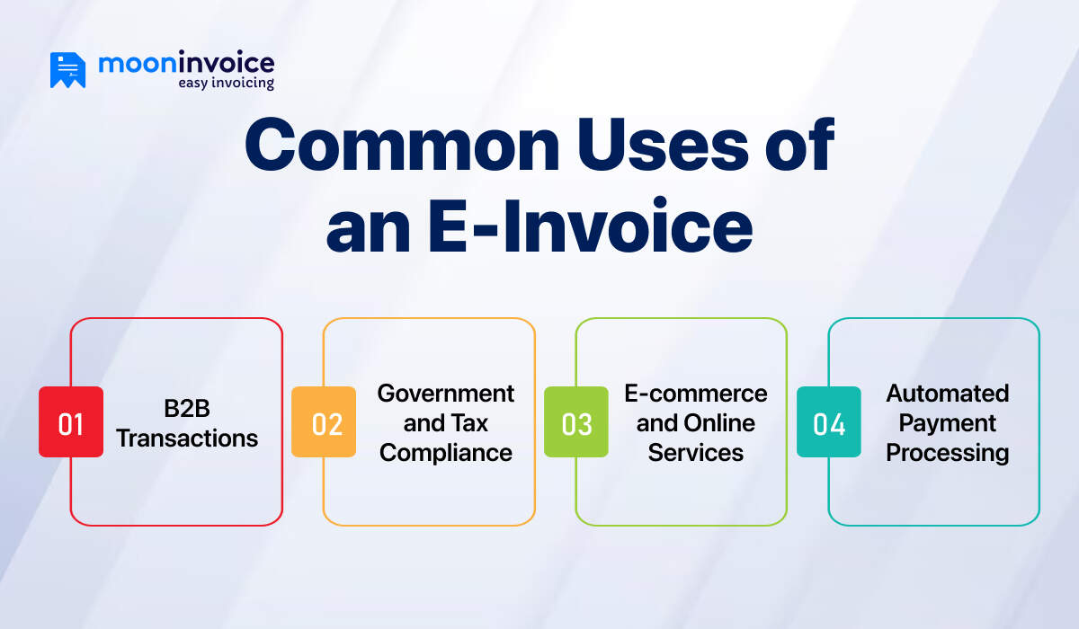 Common Uses of an E-Invoice