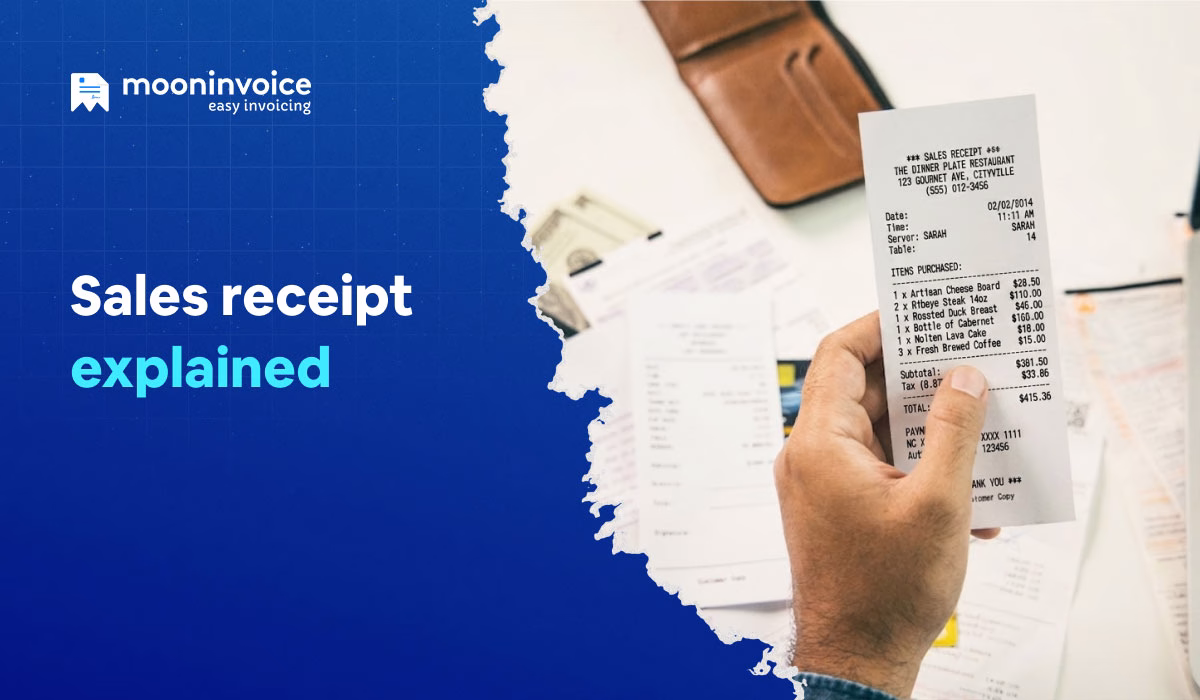 What is a sales receipt? Meaning, examples, and how to create one