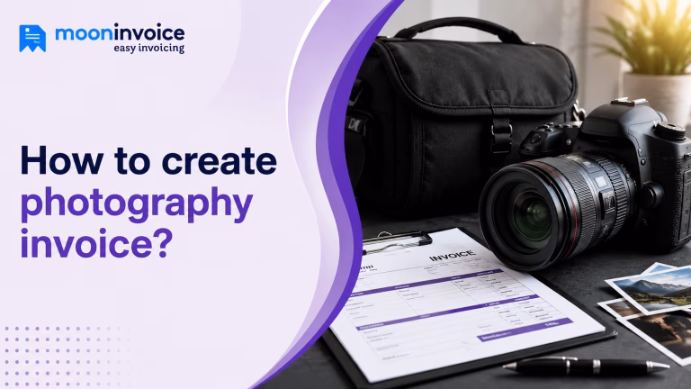 How to create photography invoice