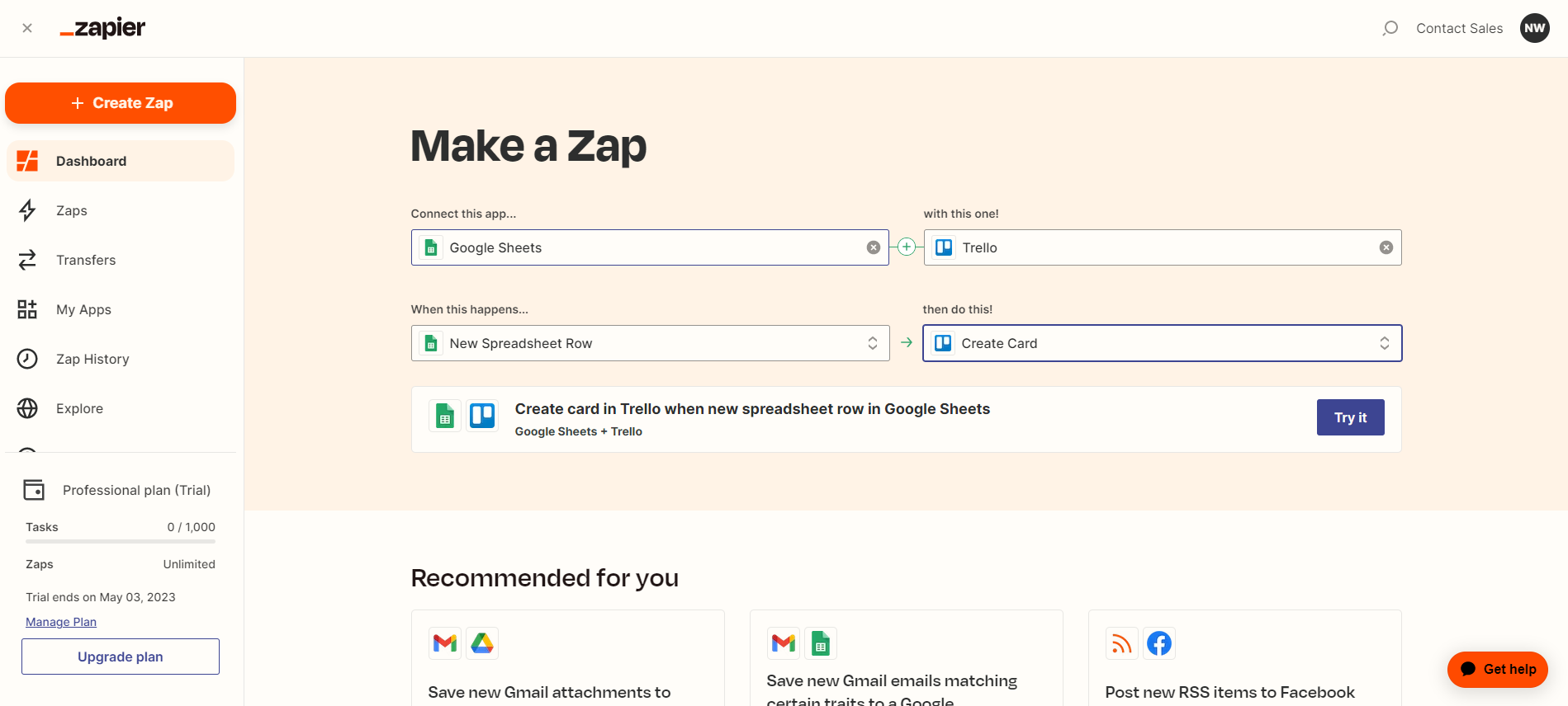 How does Zapier work