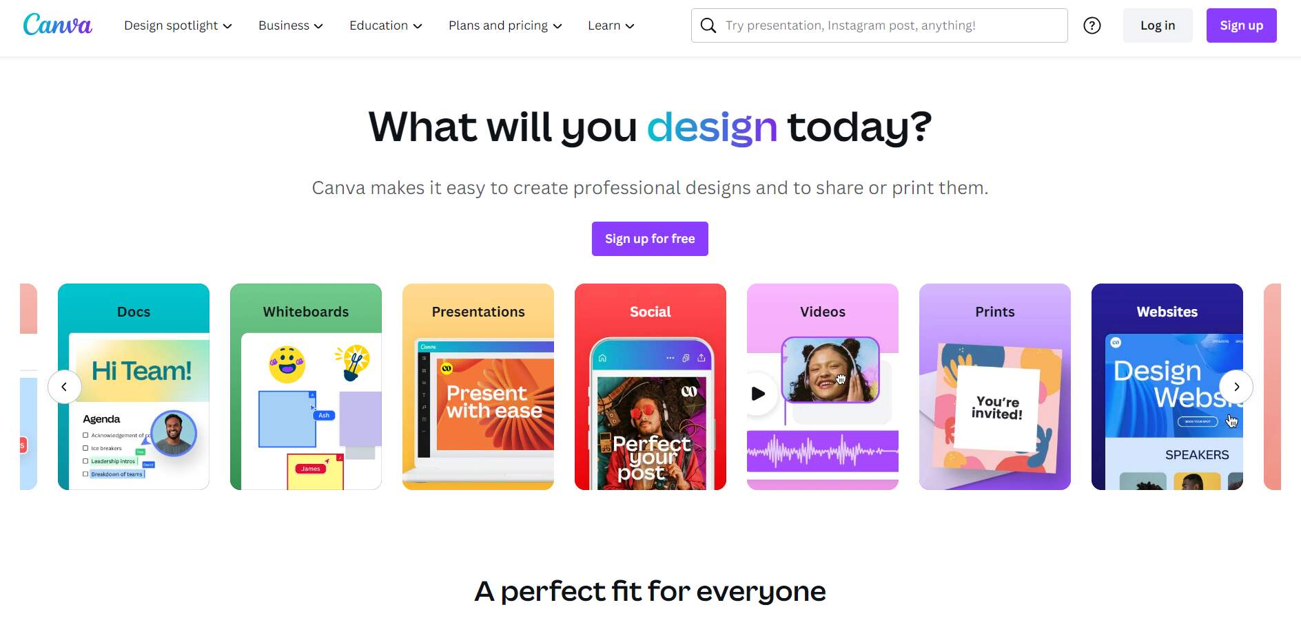 canva - graphic design software