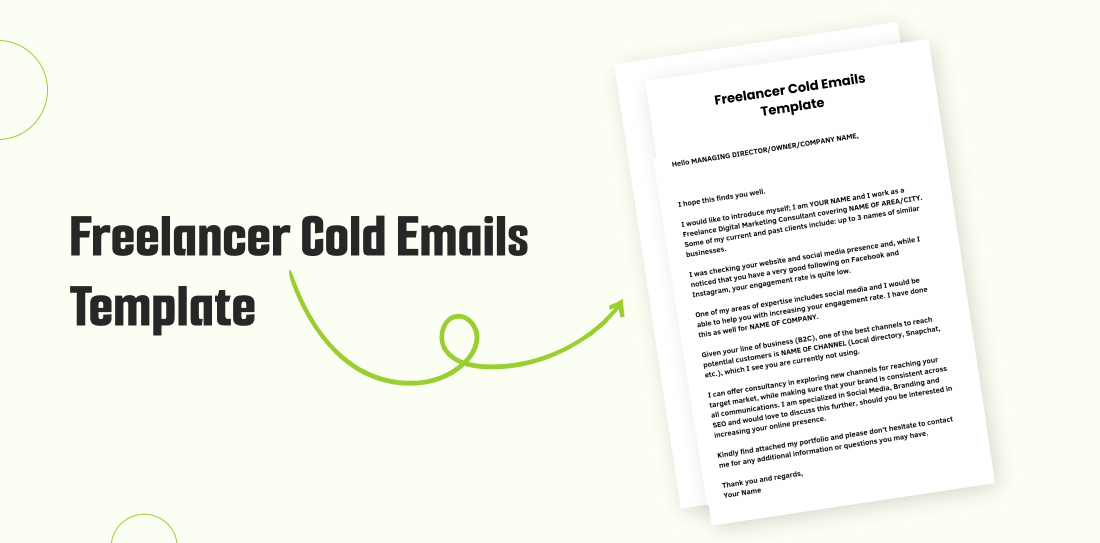 Freelancer Cold Emails Template