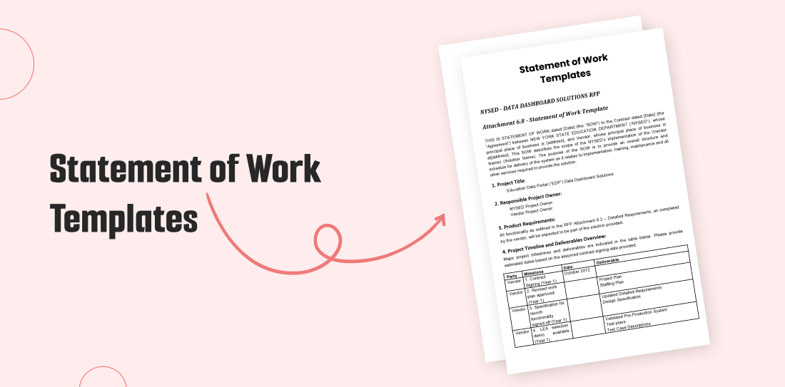 Statement of Work Templates