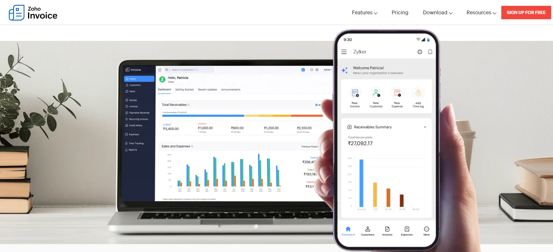 Zoho Invoice