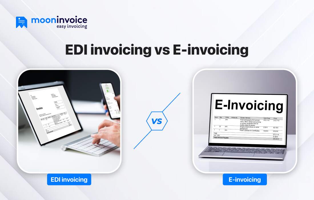EDI invoicing vs E-invoicing