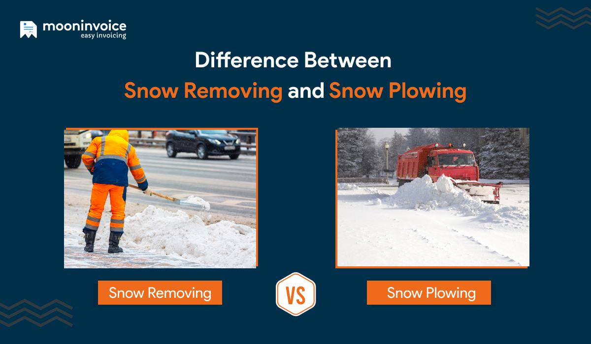 Difference Between Snow Removing and Snow Plowing