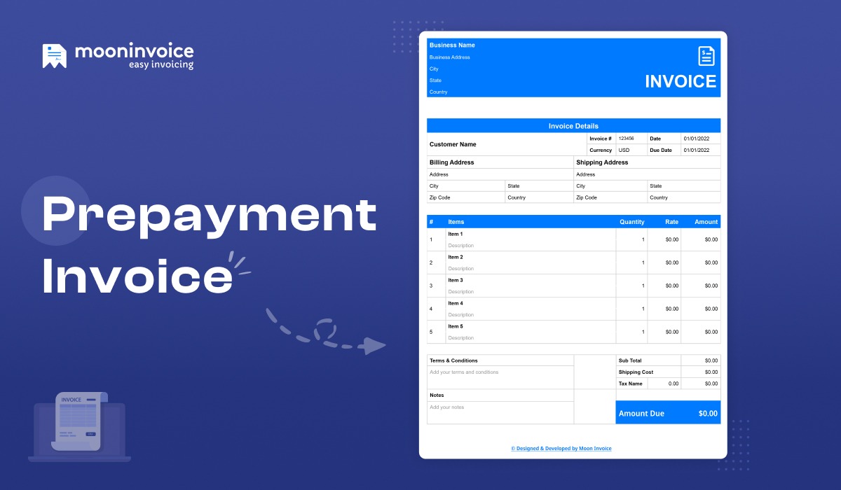 What Is a Prepayment Invoice and How to Create it?