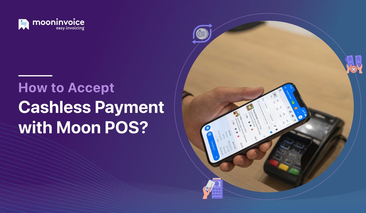How to accept cashless payment with Moon POS