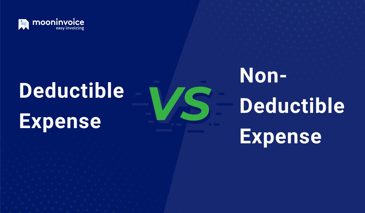 Deductible vs Non-deductible expenses