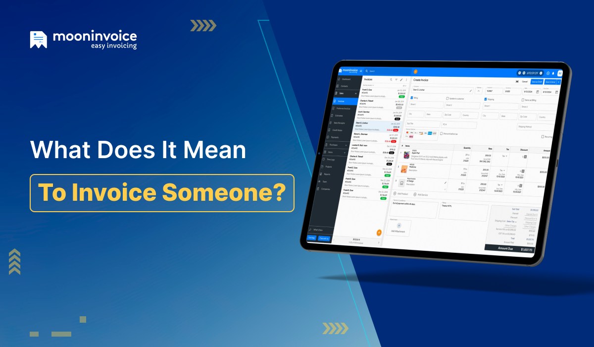 What Does It Mean to Invoice Someone
