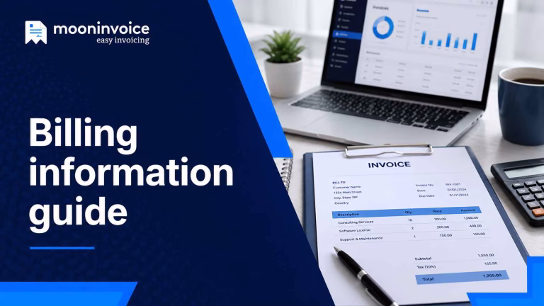 Billing information: definition, importance, and what to include