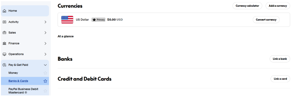 Link credit and debit cards Link credit and debit cards