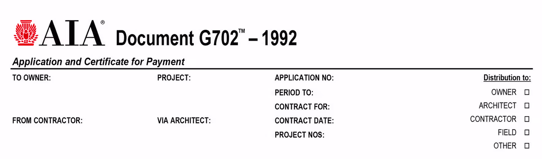 AIA application form AIA application form