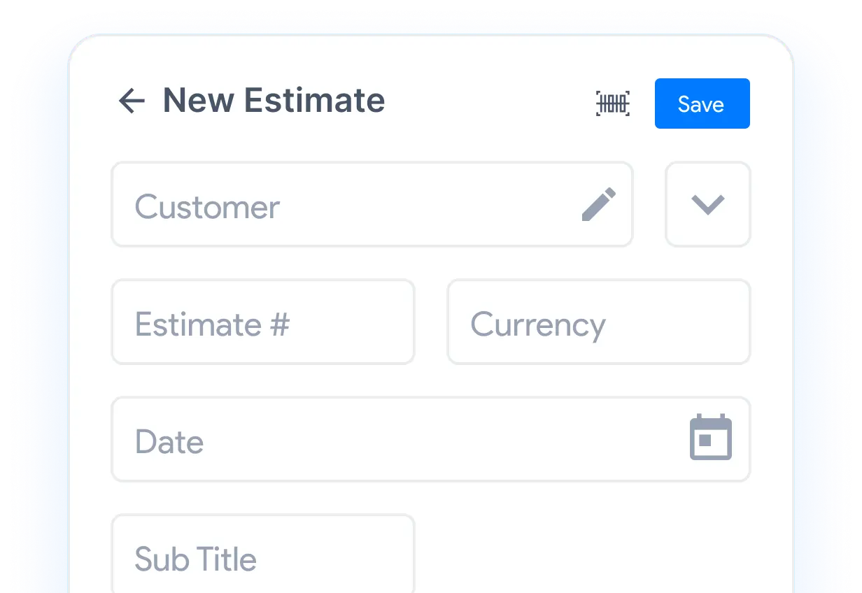 Make an estimate