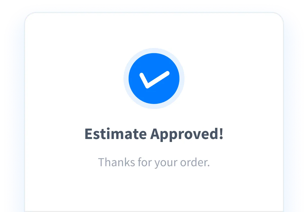 Get a quick approval
