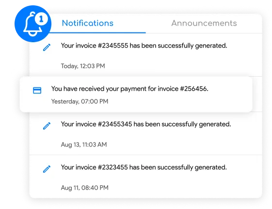 Set auto-reminders for payments