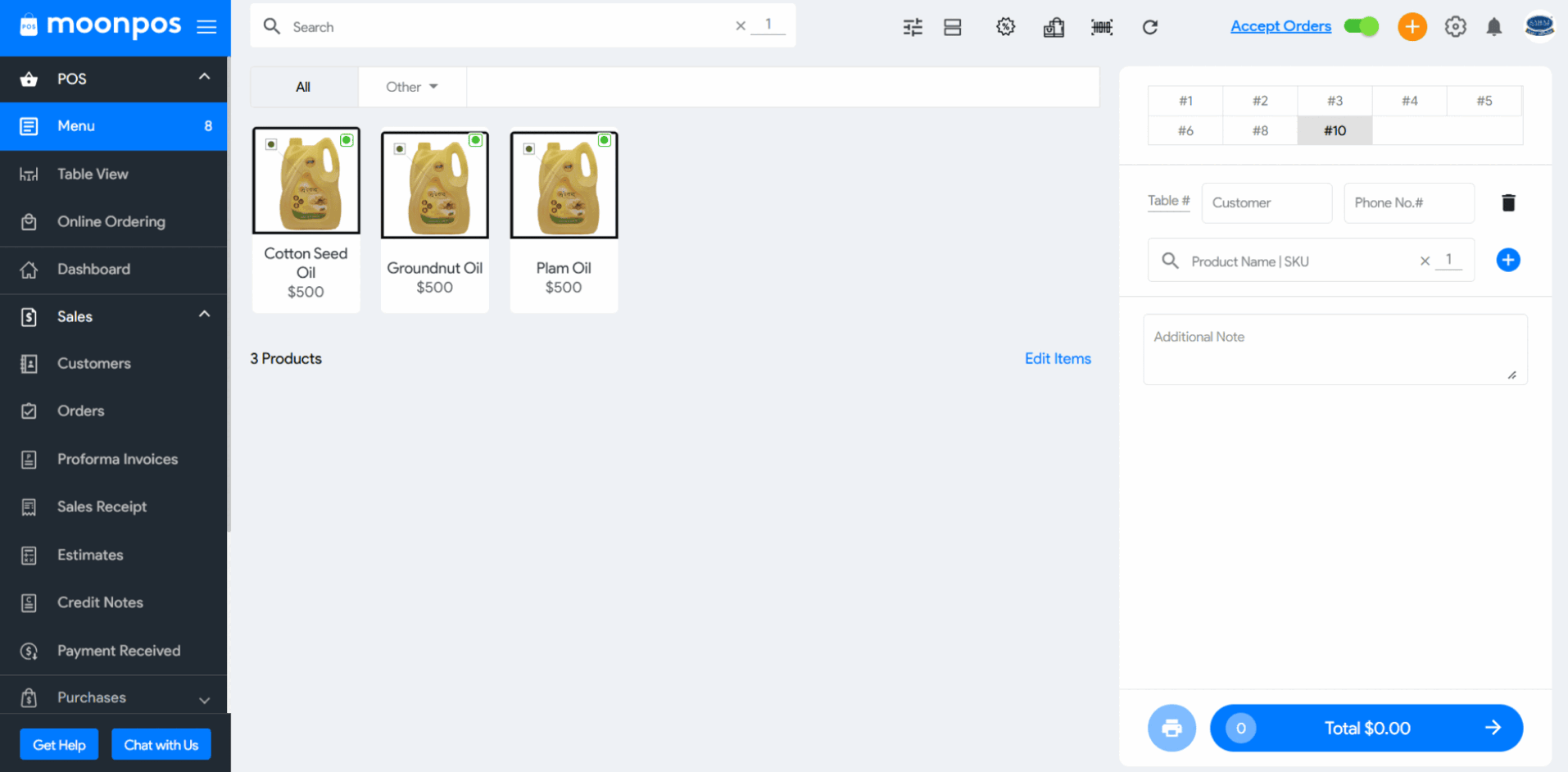 Custom Pricing Option & Separate Description